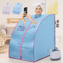 Portable Steam Sauna Tent 79x90x103cm, Full Body Slimming Spa Room for Home Use