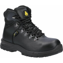 (4 UK, Black) Amblers Womens/Ladies AS606 Leather Safety Boots