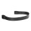 (Pony, Black) Velociti Rapida Flat Leather Horse Browband 1