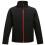 Regatta (L, Black/Classic Red) Regatta Standout Mens Ablaze Printable Softshell Jacket 1