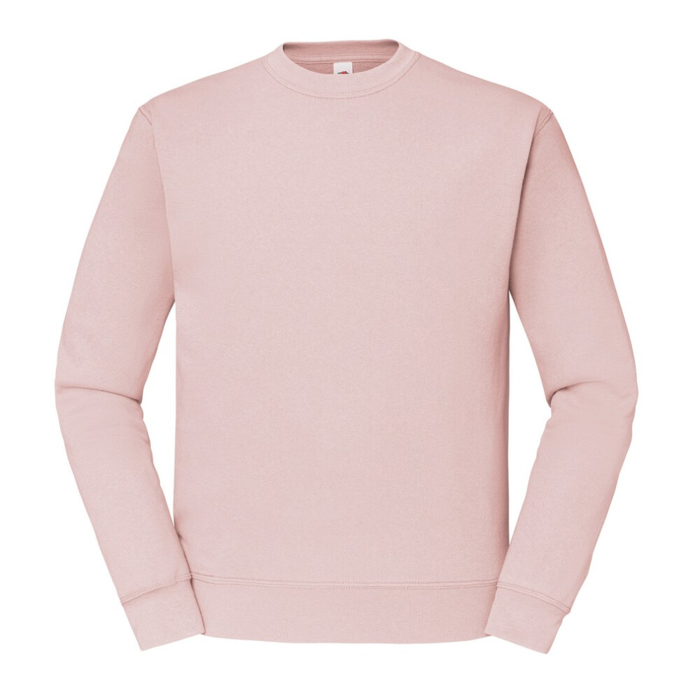 Fruit Of The Loom (Xl, Powder Rose) Mens Classic 80/20 Set-In Sweatshirt