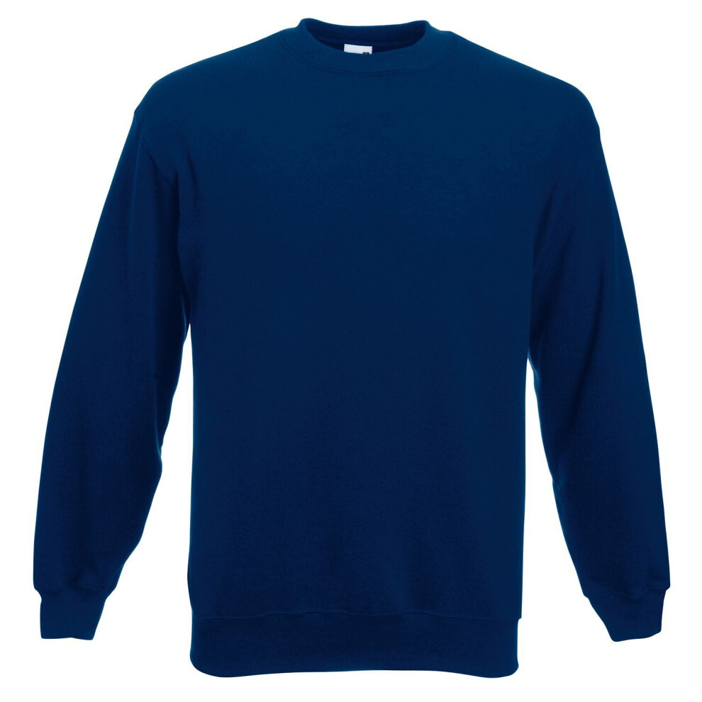 Fruit Of The Loom (3Xl, Navy) Mens Classic 80/20 Set-In Sweatshirt