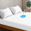 (White, Single) 2 Pack Waterproof Mattress Protector-30cm Deep Elastic Fitted Sheet 3