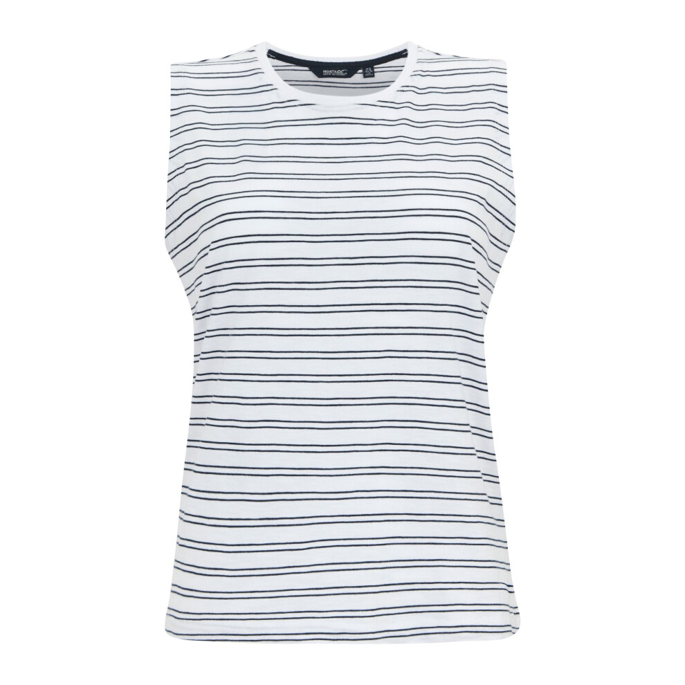 Regatta (14 Uk, White/Navy) Womens/Ladies Fariene Vest Top