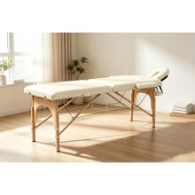 WestWood Portable Folding Massage Bed 2-Fold Massage Bed 60cm Wide Spa Beauty