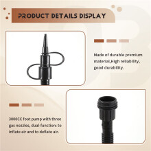 Multifunction Air Pump Inflatable Boat Air Foot Pump High Pressure Water Pump