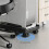 Adjustable Mobile CPU Stand, Ventilated Computer Tower Stand PC Tower Stand with 4 Caster Wheels, Under Desk Holder 3