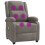 VidaXL vidaXL Ohrensessel mit Massagefunktion Taupe Stoff 2