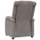 VidaXL vidaXL Ohrensessel mit Massagefunktion Taupe Stoff 6