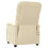 VidaXL vidaXL Massagesessel Elektrisch Creme Stoff 6