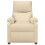 VidaXL vidaXL Massagesessel Elektrisch Creme Stoff 4