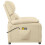 VidaXL vidaXL Massagesessel Elektrisch Creme Stoff 5