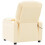 VidaXL vidaXL Massagesessel Elektrisch Creme Stoff 5