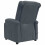 VidaXL vidaXL Massagesessel Elektrisch Dunkelgrau Samt 6