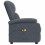 VidaXL vidaXL Massagesessel Elektrisch Dunkelgrau Samt 5