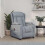 VidaXL vidaXL Massagesessel Hellgrau Stoff 1