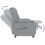 VidaXL vidaXL Massagesessel Hellgrau Stoff 6