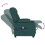 VidaXL vidaXL Massagesessel Dunkelgrün Stoff 6