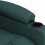 VidaXL vidaXL Massagesessel Dunkelgrün Stoff 8