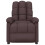VidaXL vidaXL Massagesessel Dunkelbraun Stoff 3