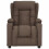 VidaXL vidaXL Massagesessel Elektrisch Taupe Stoff 3