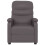 VidaXL vidaXL Massagesessel Grau Kunstleder 3