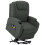 VidaXL vidaXL Massagesessel mit Aufstehhilfe Anthrazit Kunstleder 1