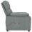 VidaXL vidaXL Massagesessel Dunkelgrau Stoff 4