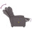VidaXL vidaXL Massagesessel Grau Kunstleder 7