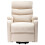 VidaXL vidaXL Massagesessel mit Aufstehhilfe Creme Stoff 3