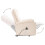 VidaXL vidaXL Massagesessel mit Aufstehhilfe Creme Stoff 5