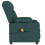 VidaXL vidaXL Massagesessel Dunkelgrün Stoff 4