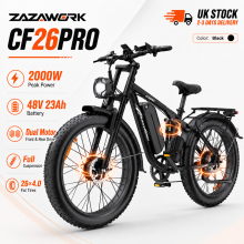 ZAZAWORK 48V23AH Dual Motor 26'*4''Fat Tire Ebike