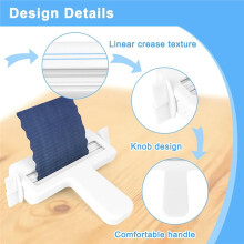 Paper Crimper, 2Pack Pinking Shears, Sealing Decorative Creaser for A6 and Smaller Papers, Creasing Tools