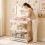 AIYAPLAY Baby Changing Table with 2 Storage Shelves White 1