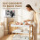 AIYAPLAY Baby Changing Table with 2 Storage Shelves White 7