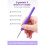 30pcs Crochet Hook Set Gradient Crochet Hooks Ergonomic Grip Arthritis Friendly,Crochet Needles Set 5