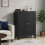 Freestanding Storage Cabinet - Wood - White - Multi-Purpose with Adjustable Shelves 5