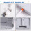 2 in 1 Multifunctional Memory Card Case Reader Storage Box with USB/Type-C Cable for /TF Card Storage Manager 2