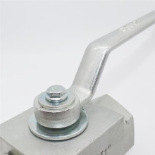 NPT 1/2" Carbon Steel Hydraulic High Pressure Valve, 500 Bar MWP Block Valve with Nitrile Acetal Sealing, KHB