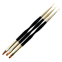 31 Piezas Pinceles para Arte Uñas, Conjunto Herramientas para Arte Uñas, Herramientas Punteado, Cepillo para Polvo, Pinceles Rayado para Líneas