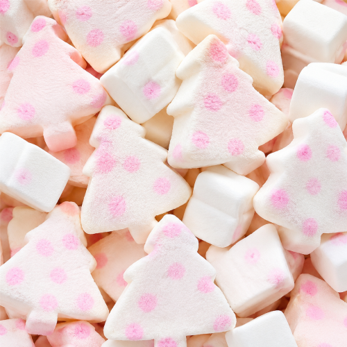 (200g Sweet Jar) Christmas Tree Mallows