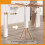 (Grey)Octopus Tripod Drying Rack With Foldable Design For Indoor Outdoor Laundry Use 7