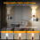 2 Pack Battery Powered Wall Sconce, Wireless Wall Lamp with 2 Rechargeable Bulbs, Remote Control Timer & 3 Colour Dimmable Light 4