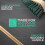 9" Stiff PVC Bristle Decking Brush Scrubbing 2