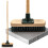9" Stiff PVC Bristle Decking Brush Scrubbing 11