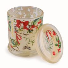 Candlelight Large Glass Jar Candle - Christmas Ribbons & Bows