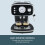 Cooks Professional Cooks Professional Retro Espresso Machine | Black / Silver 3