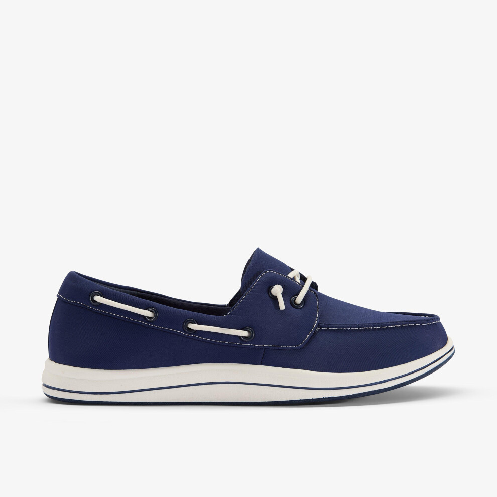 Clarks Brinkley Edge Navy Canvas
