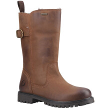 (, ) Cotswold Winchcombe Leather Women's Tan Boots